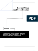 Control Valve Technical Specification