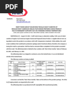 Download Kraft Singles Recall Press Release - FINAL - 8 29 14 by Hillary Dixler SN238124865 doc pdf