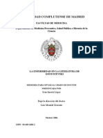 Enfermedad en La Literatura de Dostoyevski - Tesis Doctoral PDF