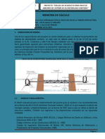 Memoria de Calculo Tubería Aerea