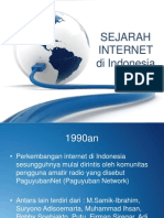 SEJARAH INTERNET INDONESIA 1990AN