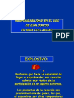 Responsabilidad en Uso de Explosivos