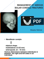 Management of Various Mandibular Condyle Fractures 1
