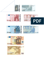 Billetes Euros