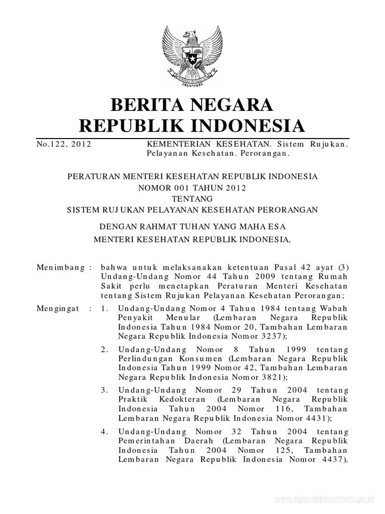 Permenkes Nomor No. 1 Tahun 2012 tentang Sistem Rujukan.pdf