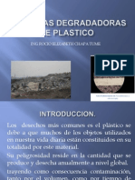 Bacterias Degradadoras de Plastico
