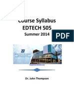 Syllabus-1edtech505