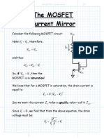 The MOSFET Current Mirror