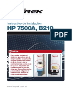 Instructivo Hp 7500A