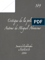 Autour de Miguel Abensour