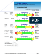 Health Monitor: Prevention Check