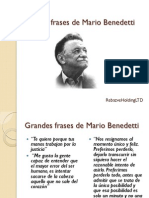 Grandes Frases de Mario Benedetti