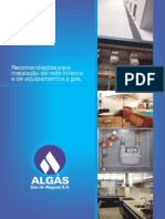 ALGÁS - Recomendações Segurança Instalação de Gás
