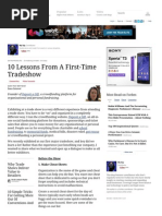 10 Lessons From a First-Time Tradeshow - Forbes