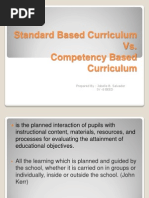 Download Standard Based Curriculum Vs competency based curriculum by Anna Lorraine Bercasio SN238172163 doc pdf