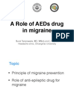 Role AEDs in Migraine prevention