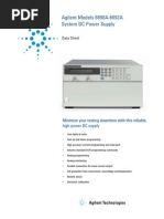 Agilent Models 6690A-6692A System DC Power Supply: Data Sheet