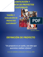 Planificación y Gerencia de Proyectos Culturales