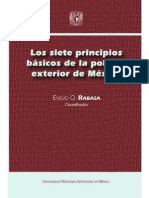 Los Siete Principios Bã¡sicos de La Polã Tica Exterior de MÃ©xic