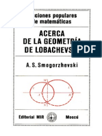 34128318 Acerca de La Geometria de Lobachevski