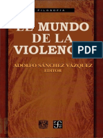 El Mundo de La Violencia Sanchez Vazquez