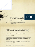 Funciones del etileno en plantas