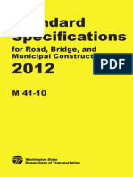 Especificaciones Washington - 2012