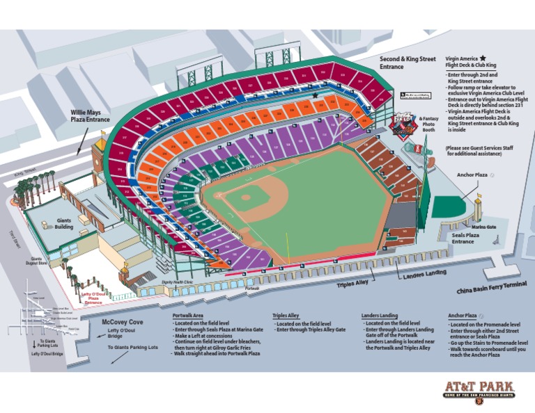 Oracle Park Entrance and Parking Guide | PDF