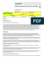 NTP 527 Reacciones Químicas Exotérmicas (I) Factores de Riesgo y Prevencion