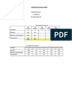 Matriz de evaluación Matemática 1°, básico. (2)