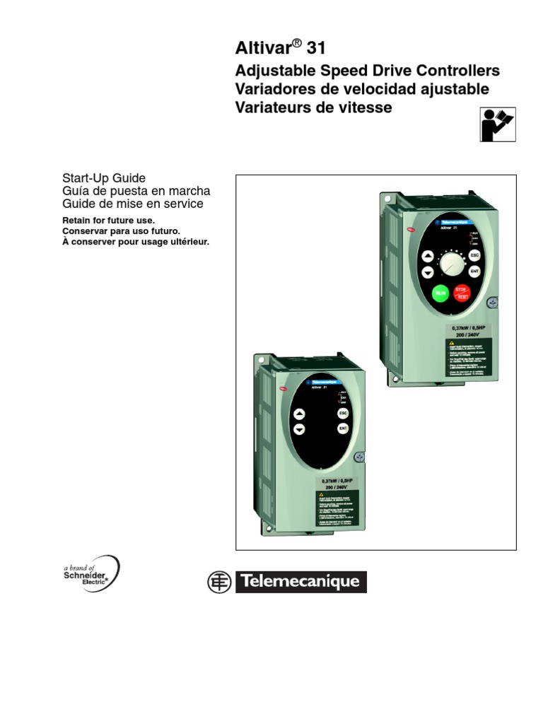 ALTIVAR 31 INVERTER MANUAL PDF | Electrical Wiring | Voltage