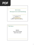 ECE 2211 Microprocessor and Interfacing: The Basics