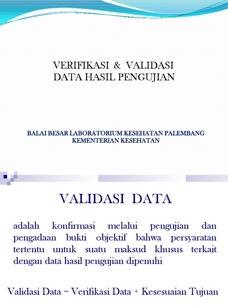 Validasi Data | PDF
