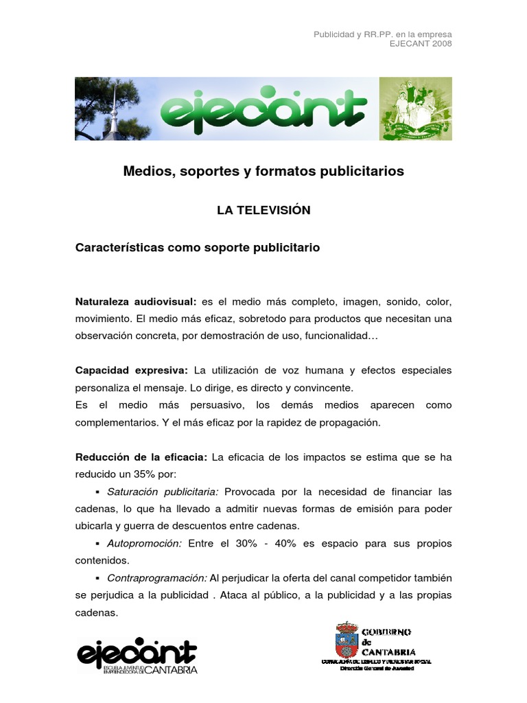 Formatos Publicidad. | PDF