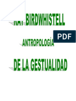 Antropologia de La Gestualidad