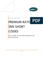 Terms of Business - SMSGH Premium Short Codes