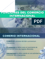 Funciones Del Comercio Internacional