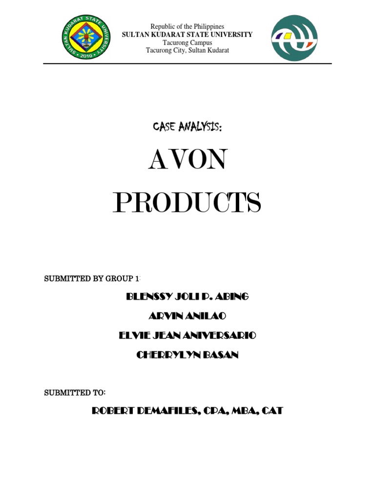 Case Analysis of Avon Products | PDF | Wellness