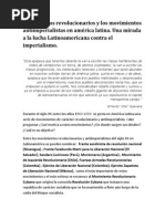 Los Procesos Revolucionarios y Los Movimientos Antiimperialistas en América Latina