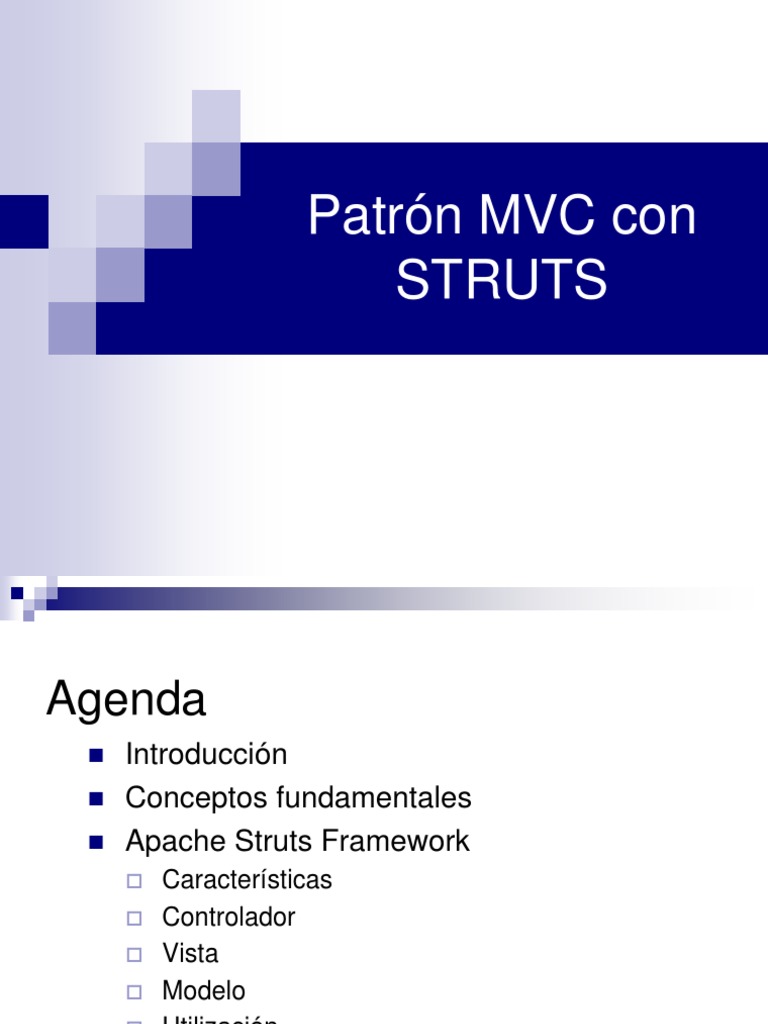 Patron MVC Con Struts | PDF | Modelo – Vista – Controlador | Marco de ...
