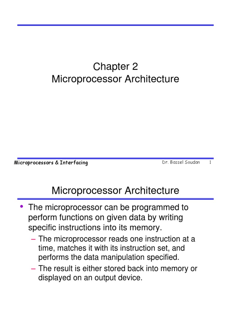 8085 Microprocessor Architecture | PDF | Input/Output | Microprocessor