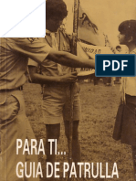 Para ti, guia de patrulla (libro para scouts)