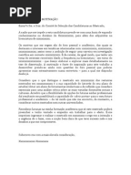 Carta de intenção - UFPI - Maria Francisca