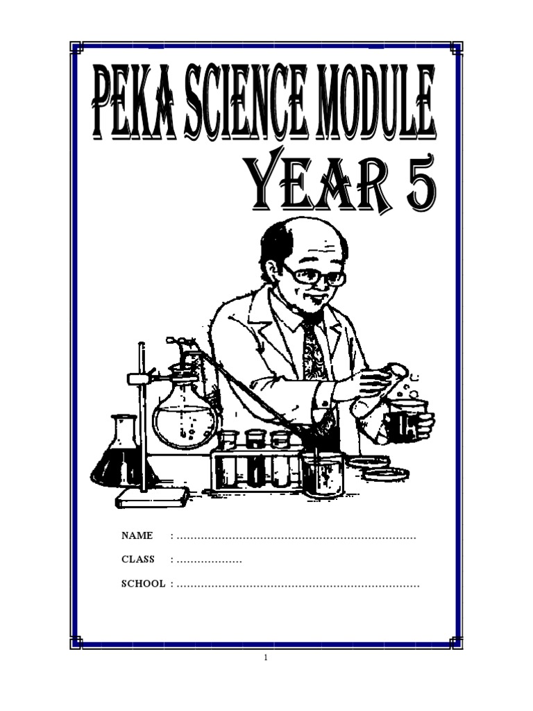 Modul Peka Science Year 5  Series And Parallel Circuits  Liquids