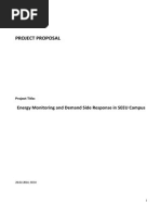 Project Proposal Energy Monitoring