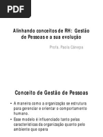Aula 2 - Alinhando Conceitos de RH