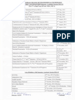 Academic Calendar ODD Semester-2014-15