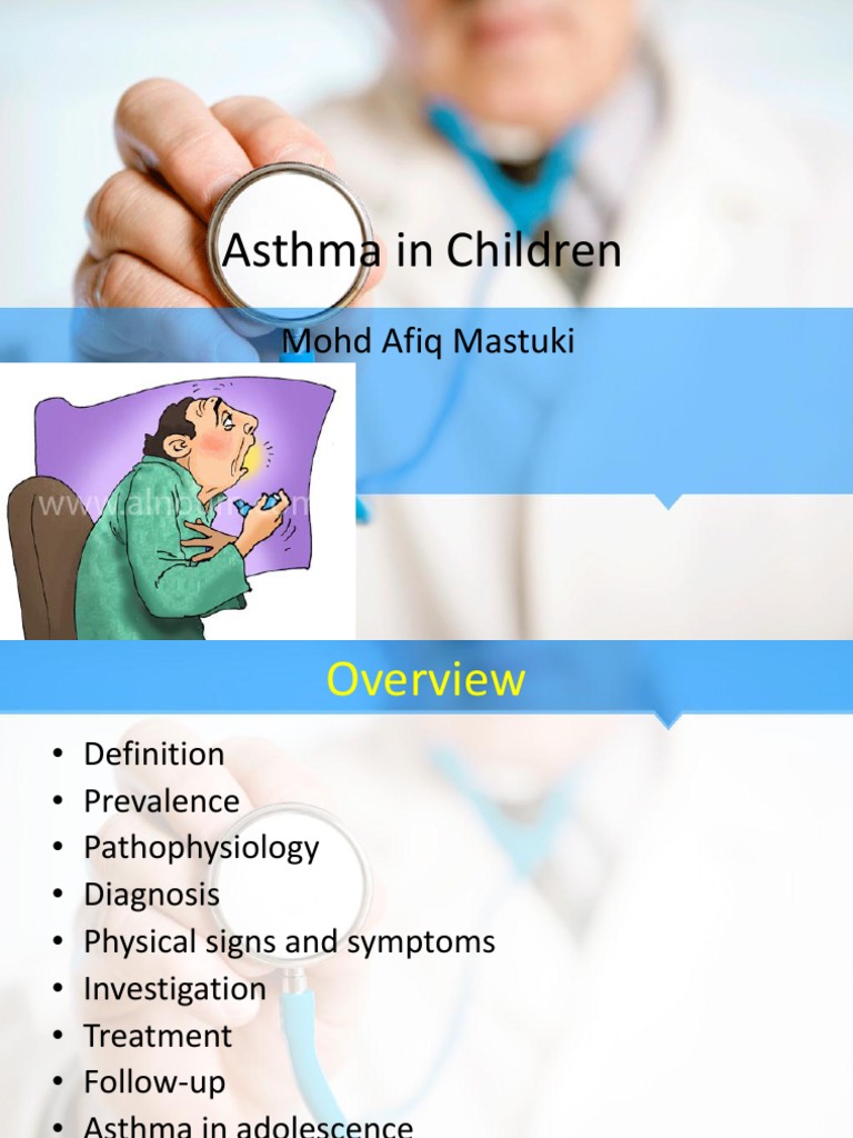 Asthma in Children My Presentation | PDF | Asthma | Cough