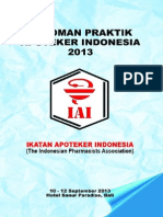 Pedoman Praktik Apoteker Indonesia 2013