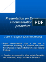 Export Doccumentation